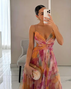 Kes | Floral Print Maxi Dress