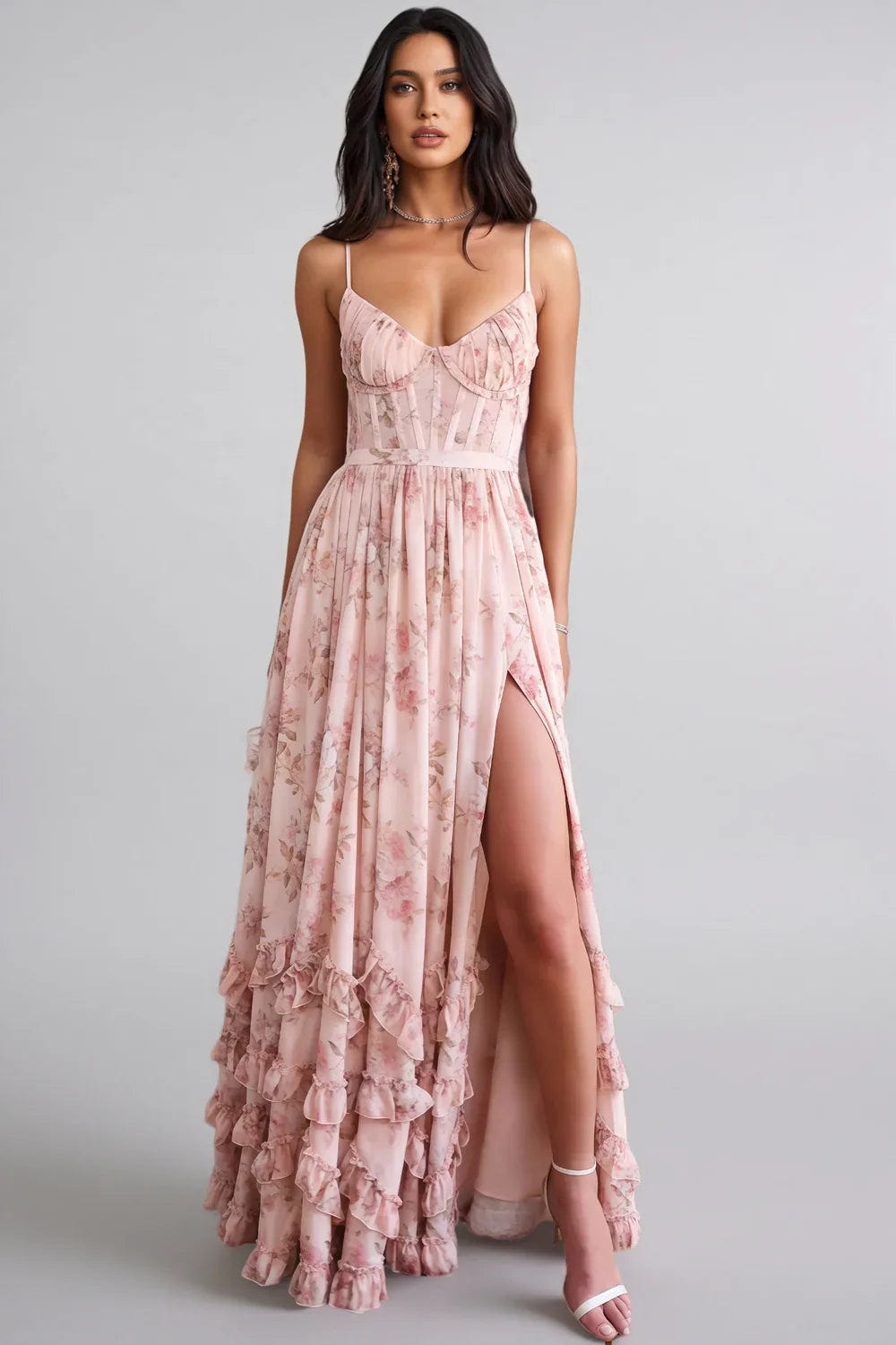Jada | Whispering Silhouette Midi Dress