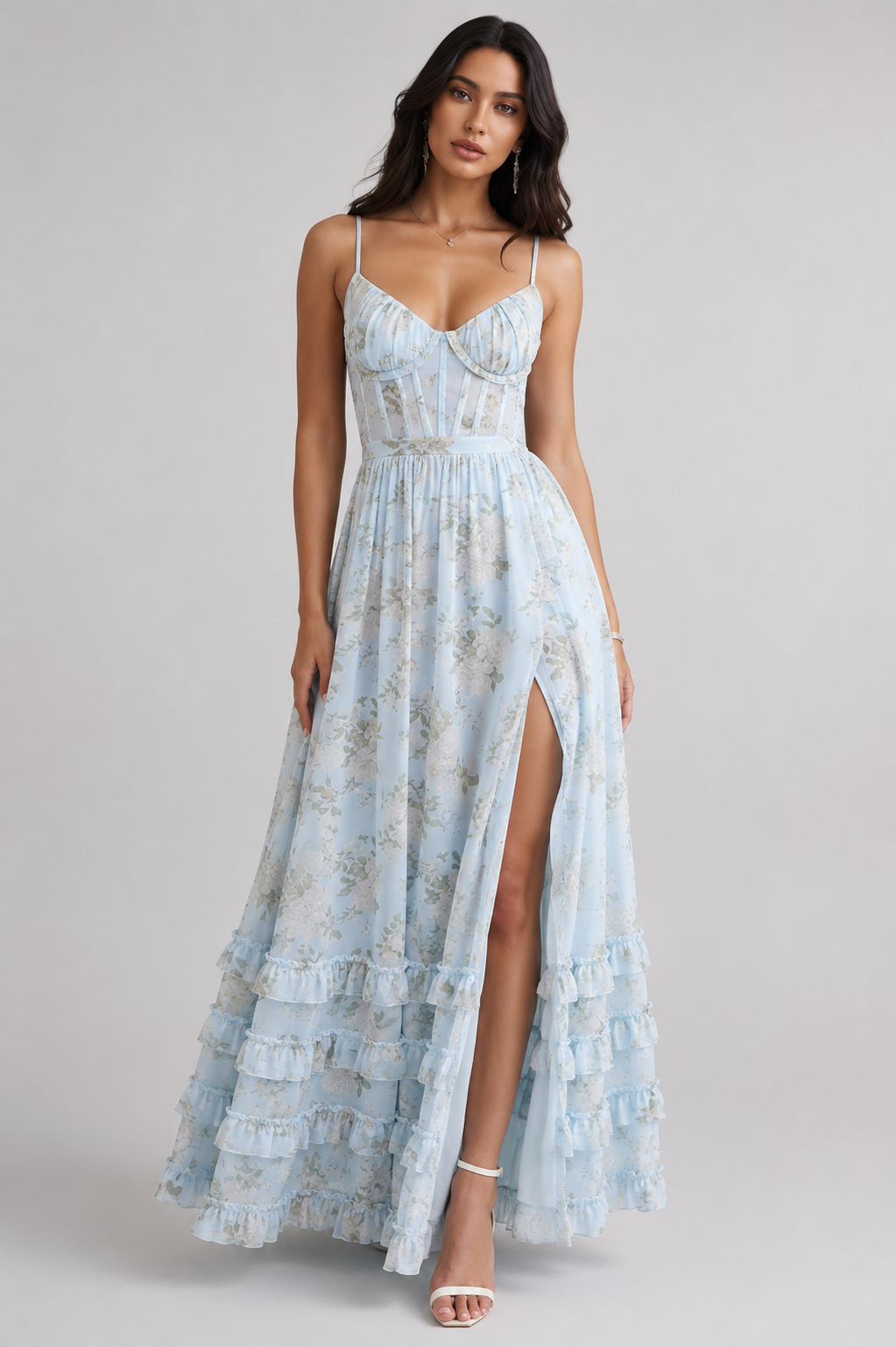 Jada | Whispering Silhouette Midi Dress