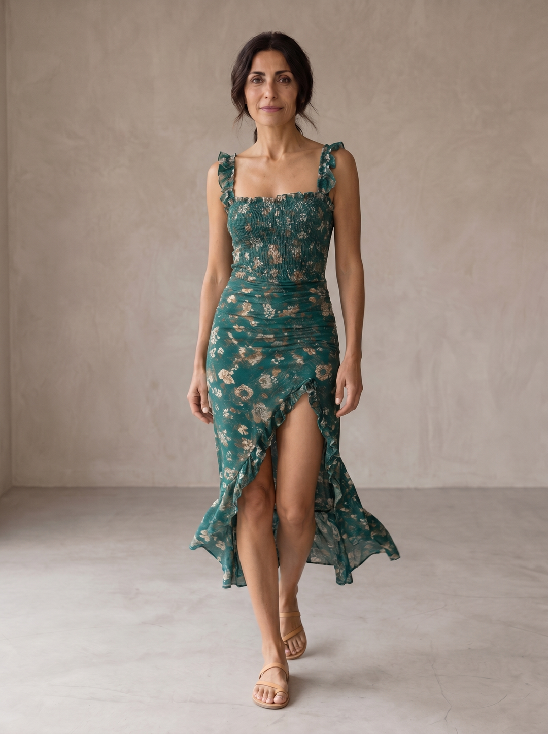 Trista | Midi Boho Linen Look
