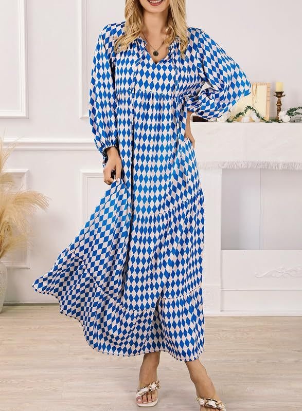 Jan | Boho Puff Maxi Dress