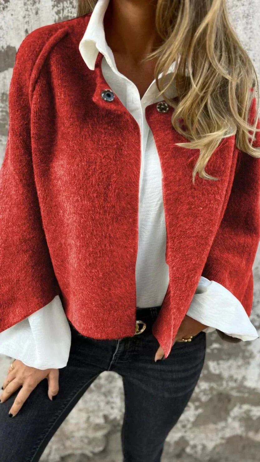 Rosie | Soft Wool-Blend Elegant Jacket