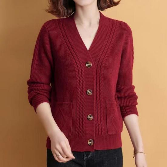 Monique | Soft Knit V-Neck Sweater