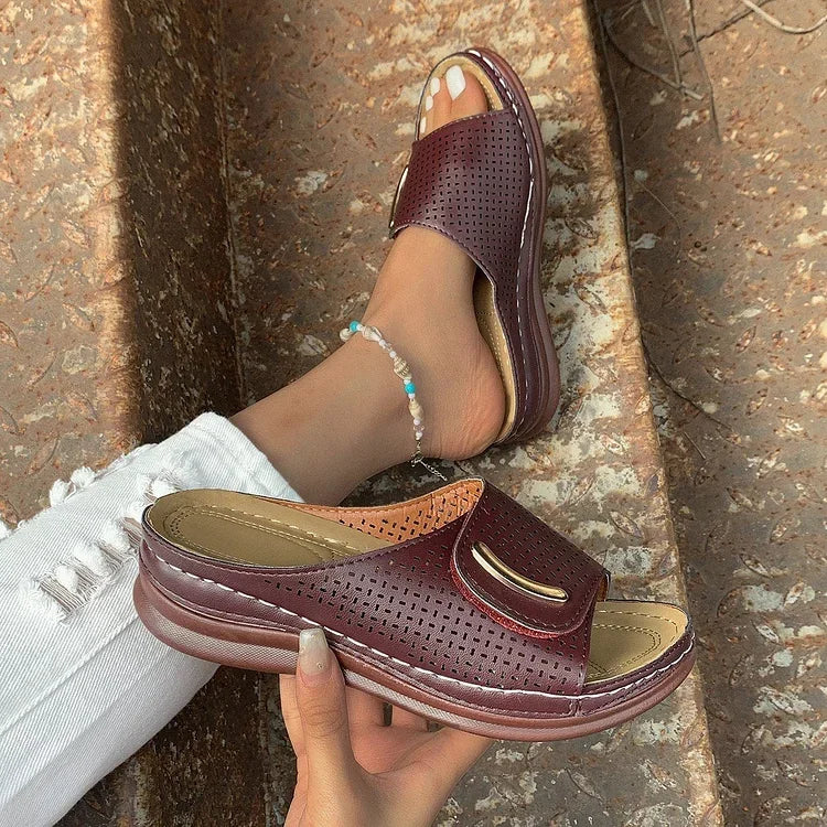 Idora | Classic Urban Wedge Sandals