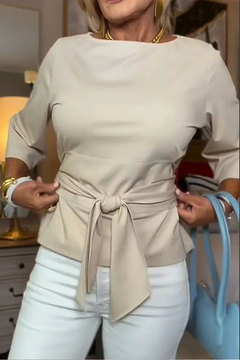 Modesty | Adjustable Tie-Waist Top