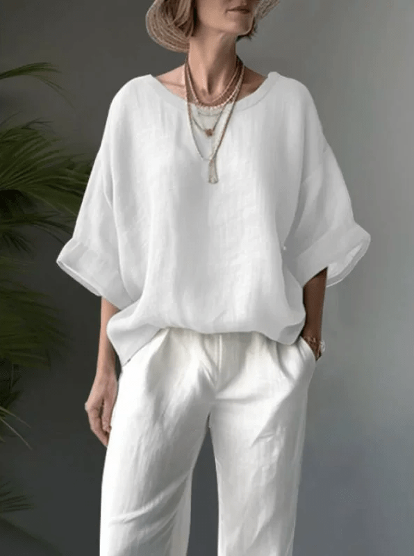 Kerry | Relaxed Cotton Blouse