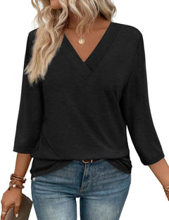 Briallen | Relaxed V-Neck Blouse