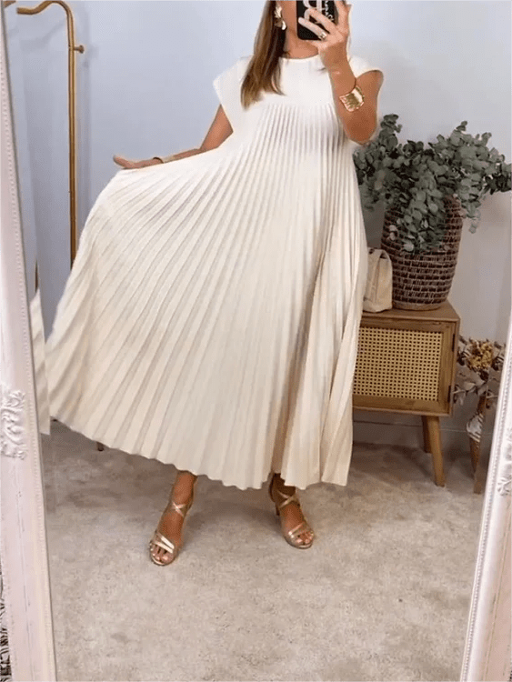 Fern | Pleated Maxi Dress
