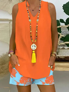 Grina | Vibrant Chic Two-Piece Set