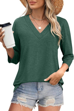 Briallen | Relaxed V-Neck Blouse