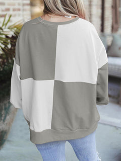 Elin | Plus Size Colourblock Sweatshirt