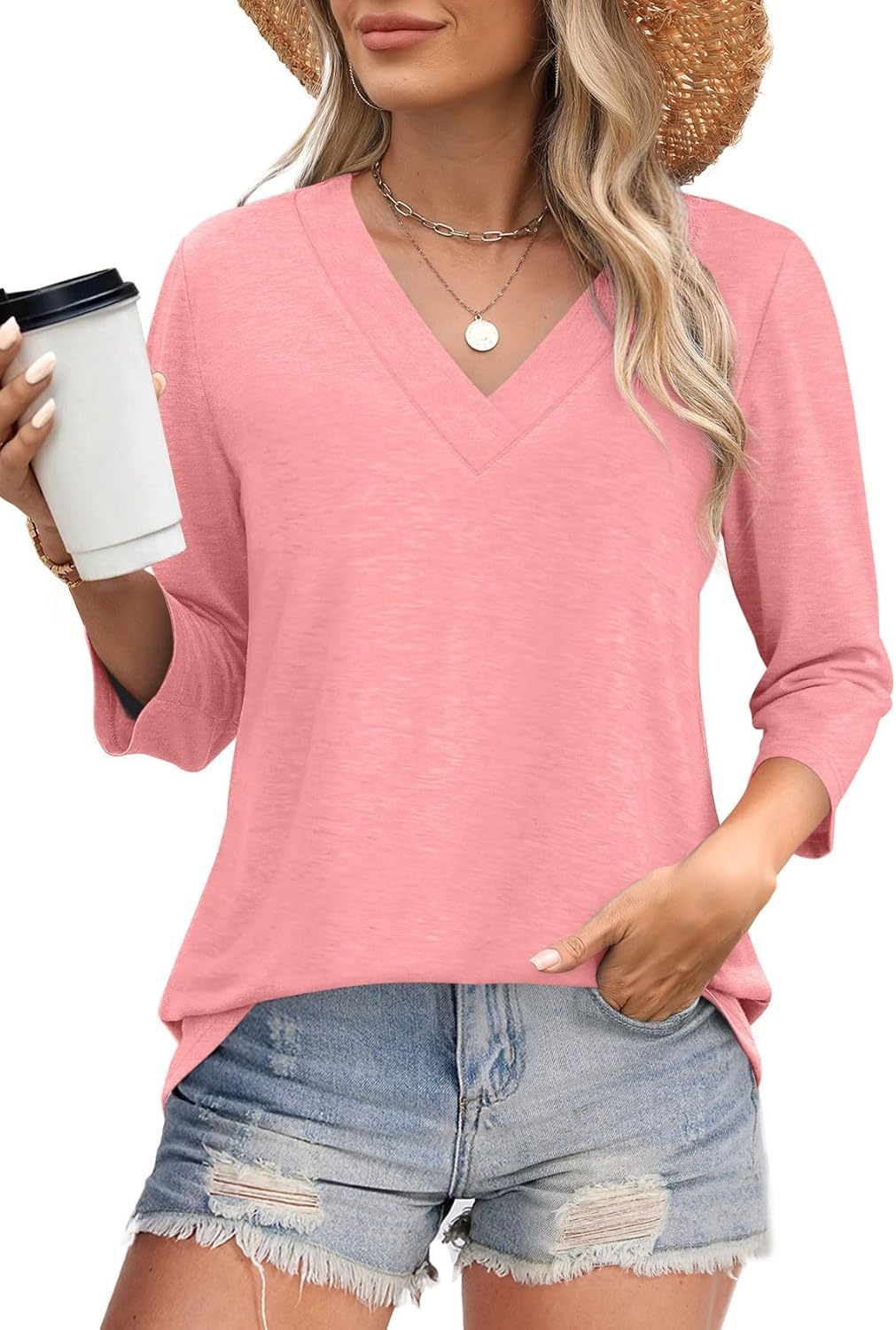 Briallen | Relaxed V-Neck Blouse