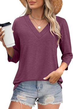 Briallen | Relaxed V-Neck Blouse