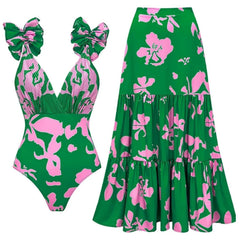 Johanna | Elegant Printed Swim Set