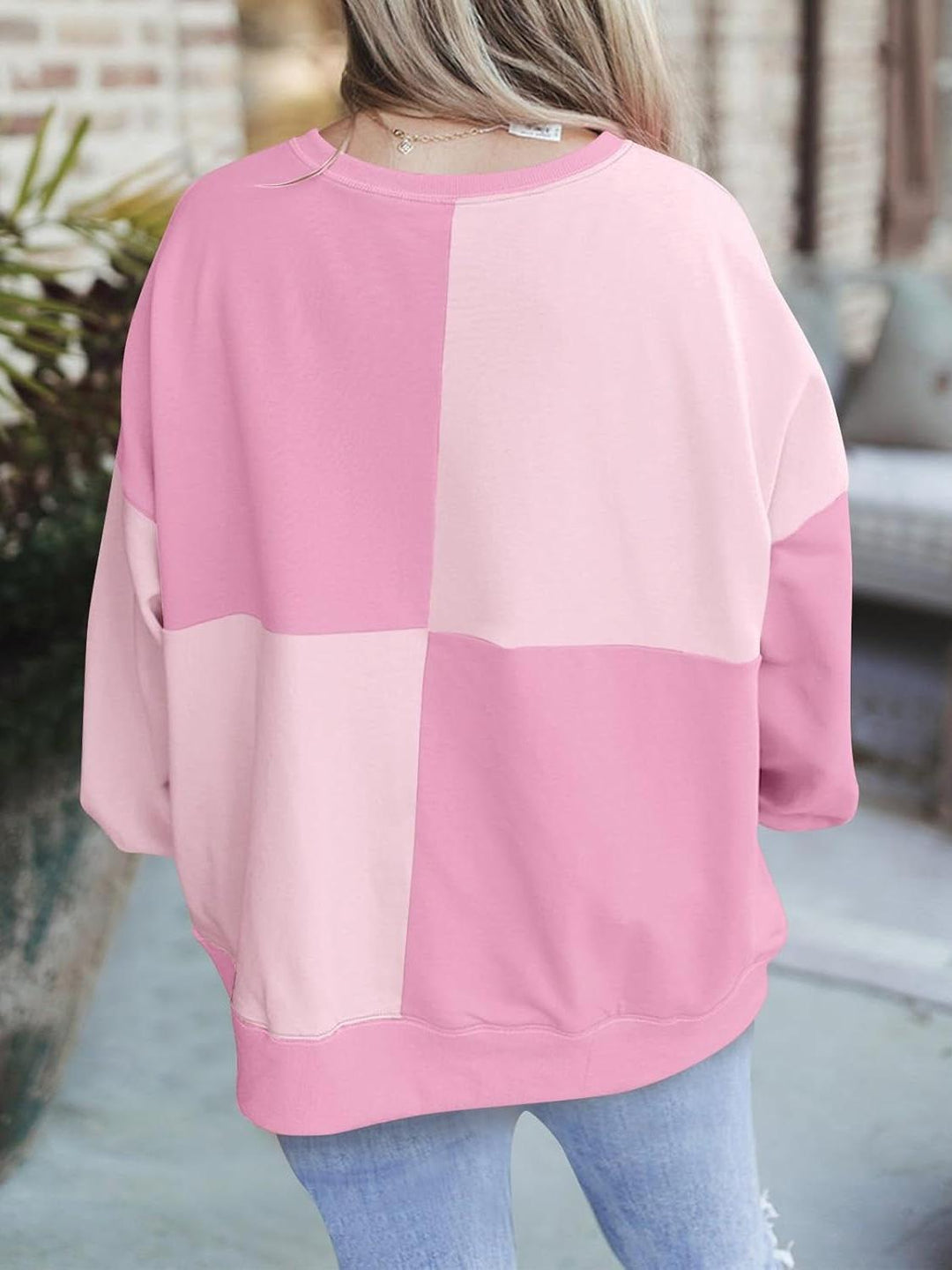 Elin | Plus Size Colourblock Sweatshirt