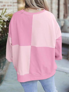 Elin | Plus Size Colourblock Sweatshirt