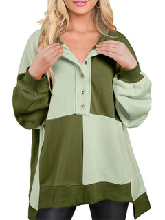 Elin | Plus Size Colourblock Sweatshirt