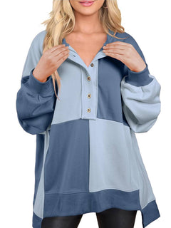 Elin | Plus Size Colourblock Sweatshirt