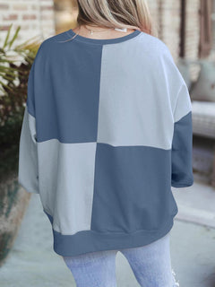 Elin | Plus Size Colourblock Sweatshirt