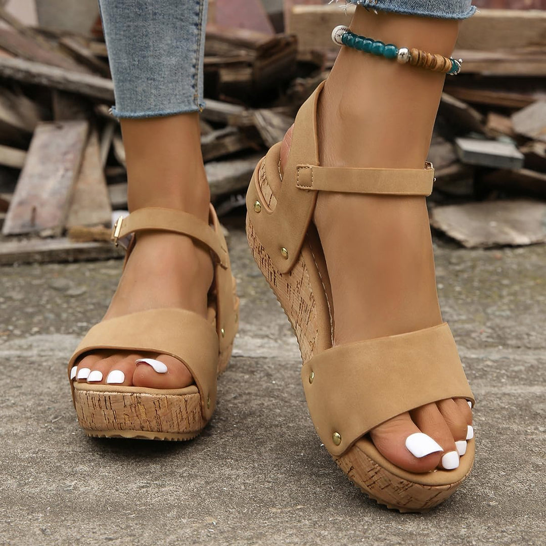 Ddora | Elegant Wedge Sandals