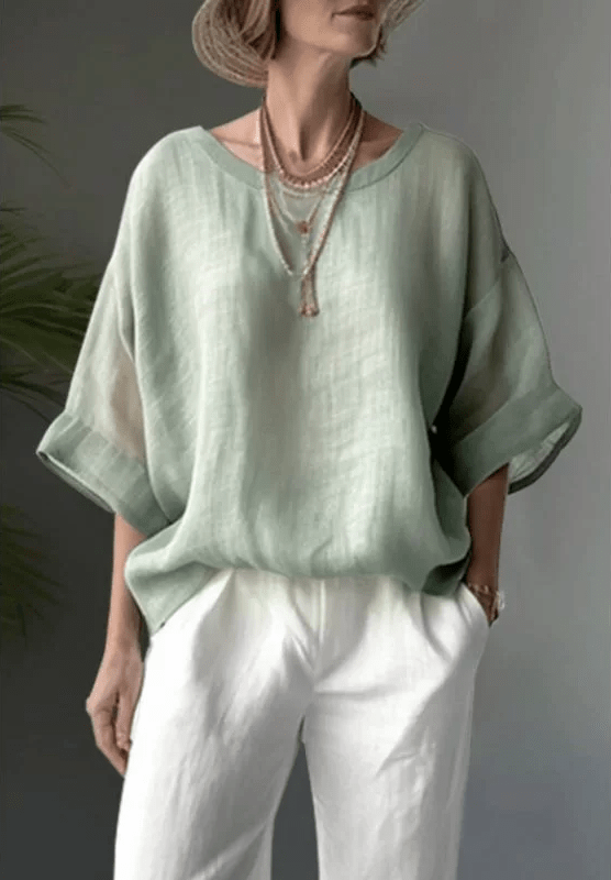 Kerry | Relaxed Cotton Blouse