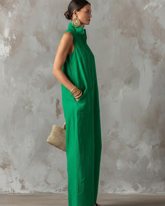 Essie | Minimalist Wide-Leg Linen Jumpsuit
