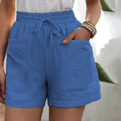 Cissie | Effortless Linen Blend Shorts
