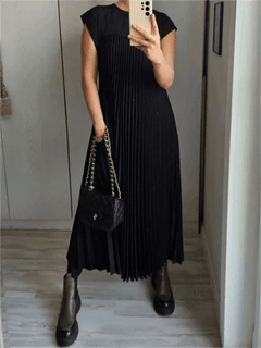 Fern | Pleated Maxi Dress