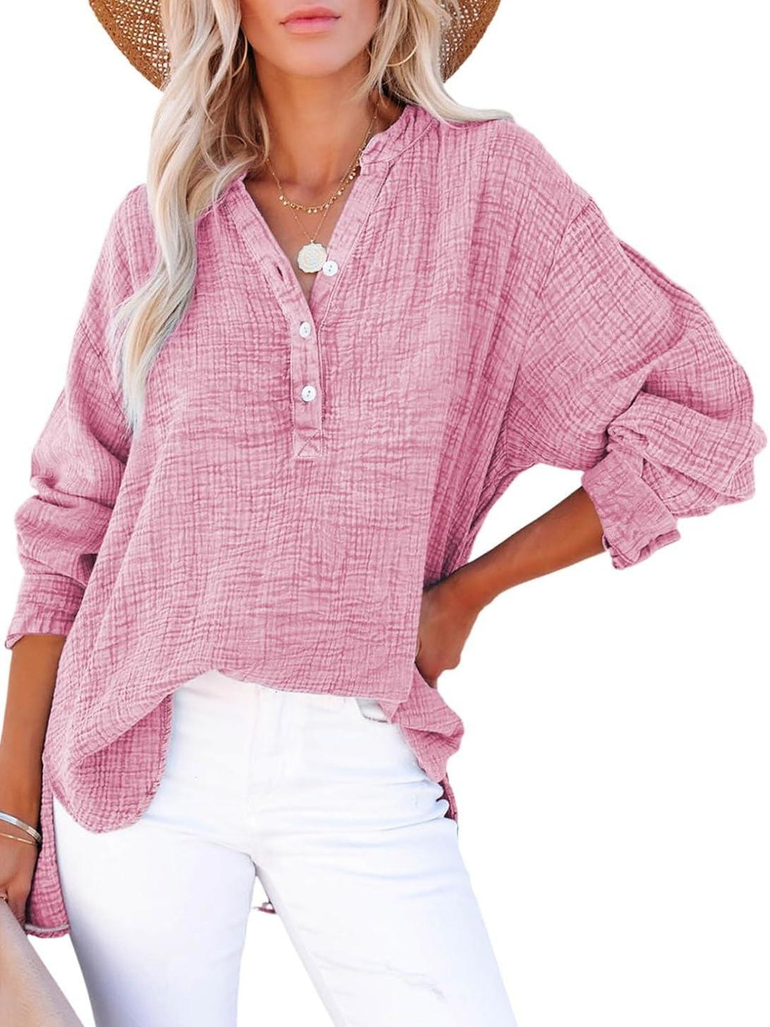 Ada | Chic Button Blouse