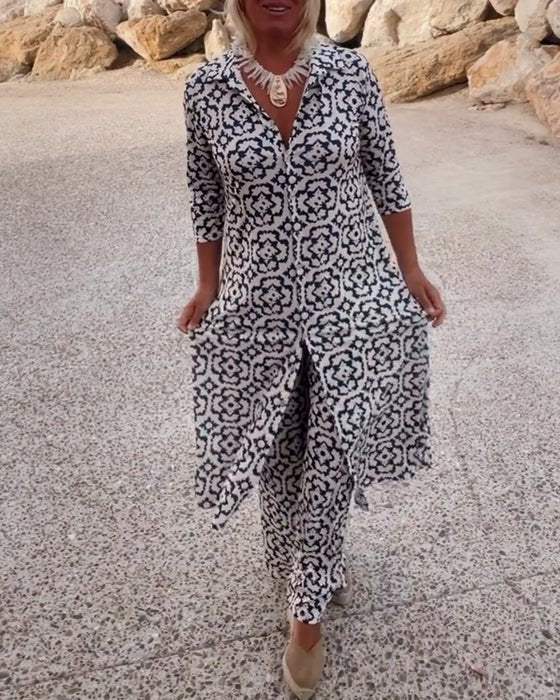 Yarrow | Horizon Geometric Two-Piece Set
