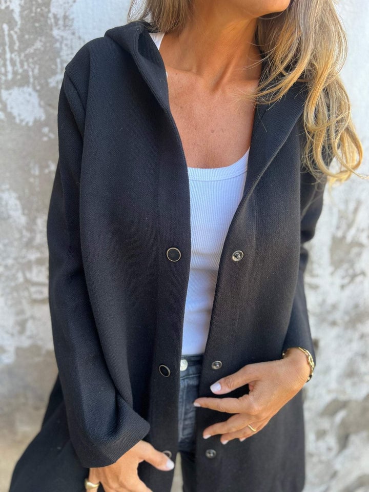 Elissa | Buttoned Hooded Jacket