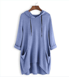 Orla | Elegant Draped Sweatshirt