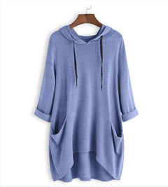 Orla | Elegant Draped Sweatshirt
