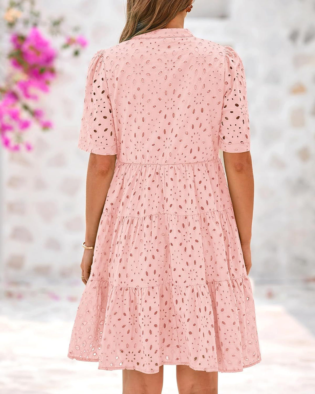 Meinwen | Lace Ruffle Dress