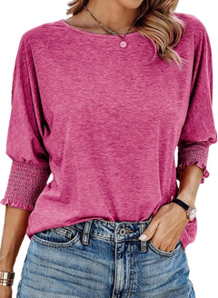 Ellen | Classic Crewneck Blouse