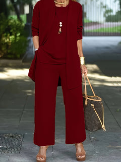 Zneta | Tailored Luxe Three-Piece Set
