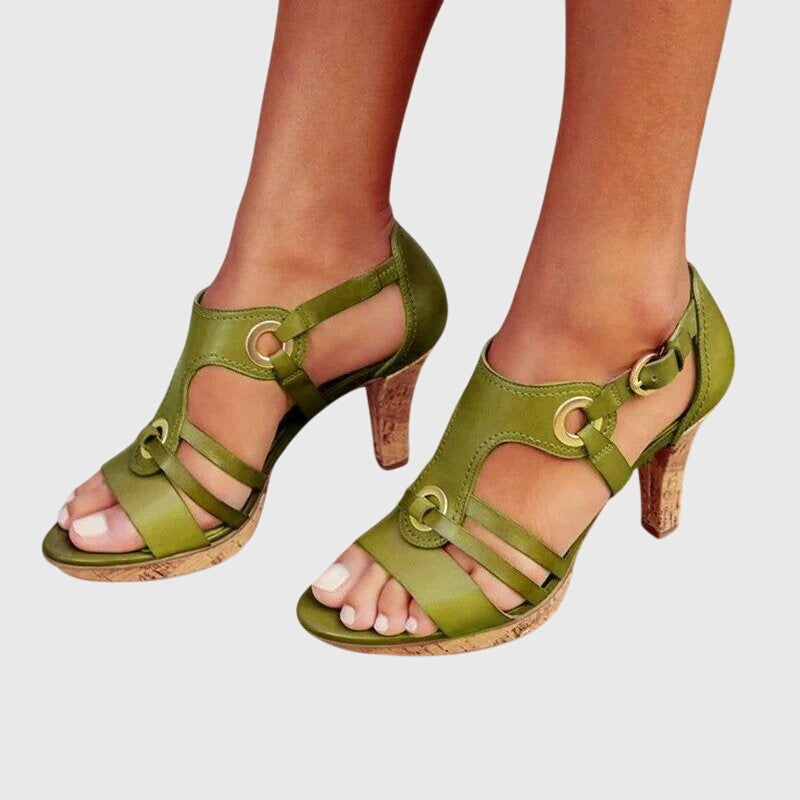Oakley | Orthopaedic Heeled Sandals
