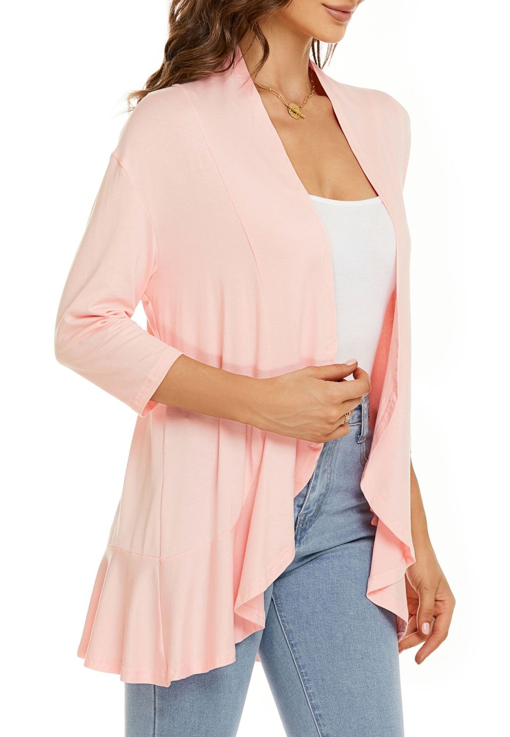 Drew | Lightweight Open-Front Cardigan