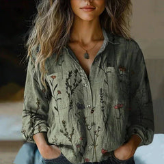 Nuala | Vintage Printed Blouse