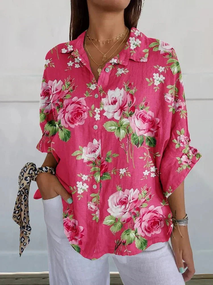 Sydney | Rose Floral Blouse