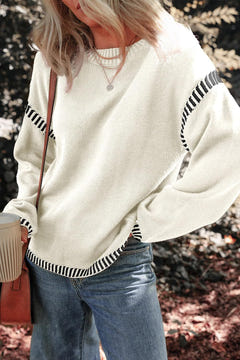 Tudur | Chic Contrast Sweater