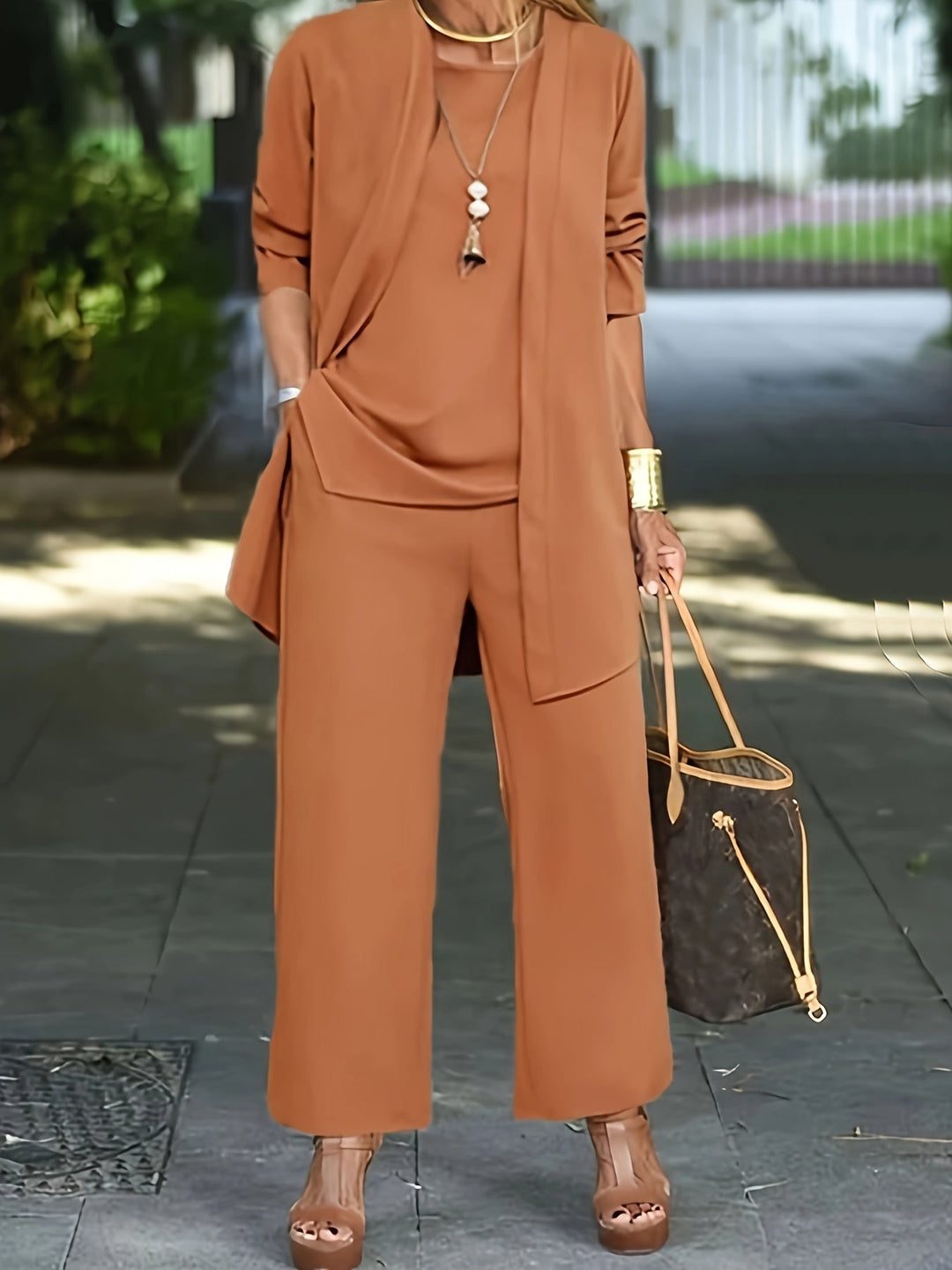 Zneta | Tailored Luxe Three-Piece Set