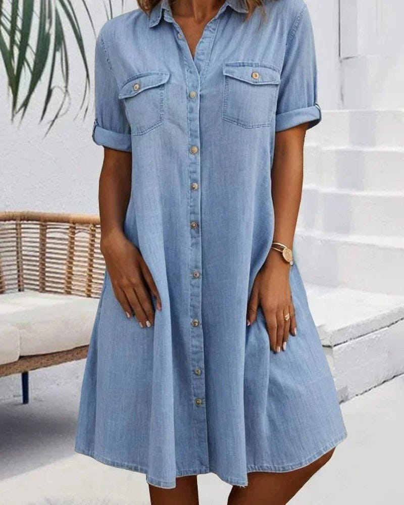 Marleen | Chic Buttoned Dress