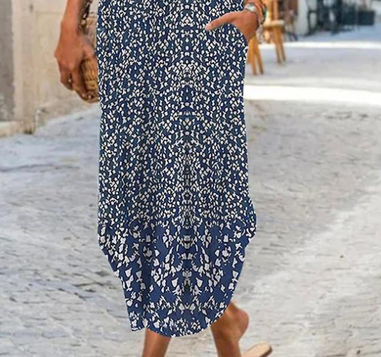 Judith | Blue Garden Maxi