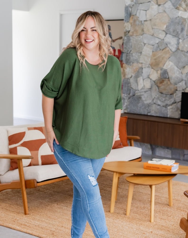 Miranda | Soft Drape Batwing Knit