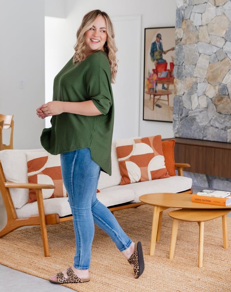 Miranda | Soft Drape Batwing Knit
