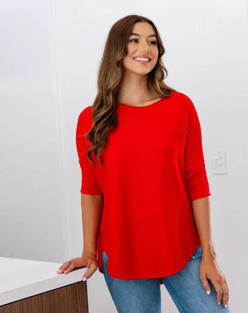 Miranda | Soft Drape Batwing Knit