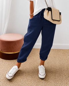 Mya | Relaxed Cotton-Linen Trouser