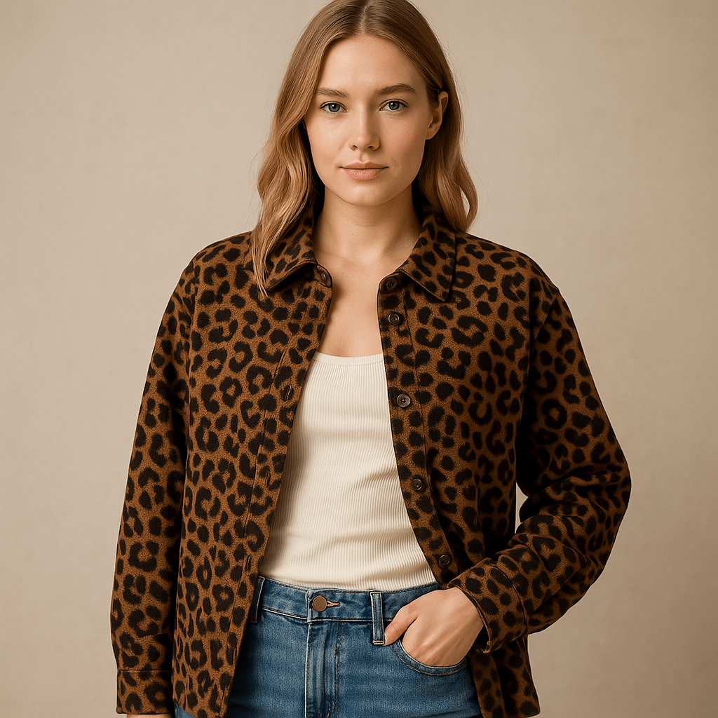 Sarah | Luxe Leopard Jacket
