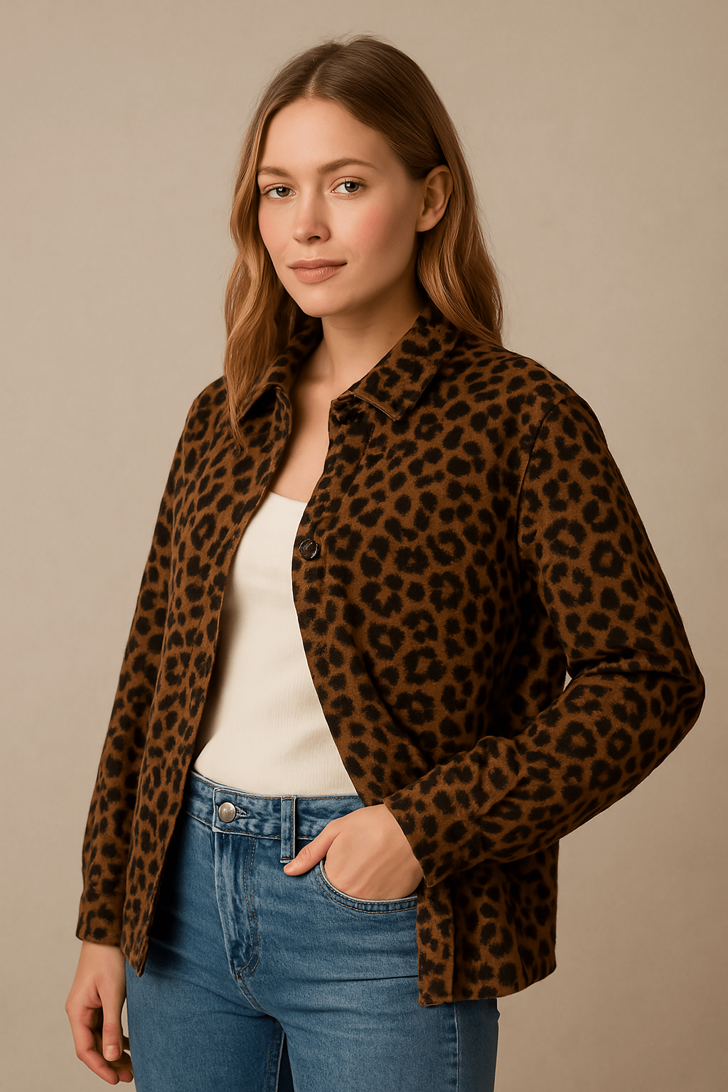 Sarah | Luxe Leopard Jacket